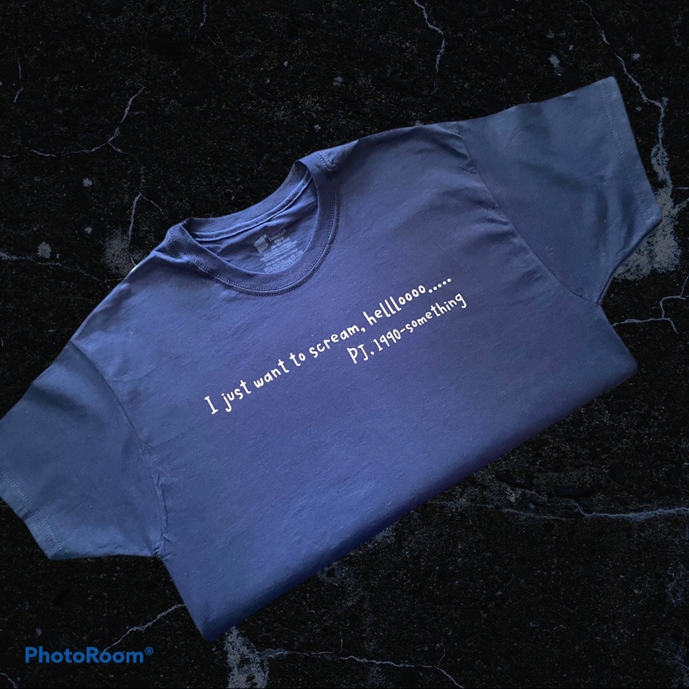 UNISEX Graphic T-shirt- PEARL JAM lyric